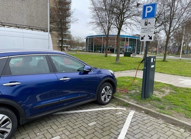 Afbeelding van een laadpaal voor een elektrische auto