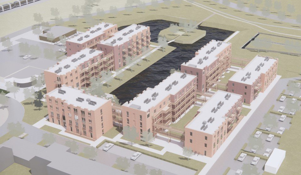 Impressietekening Nieuwbouw Roggeakker