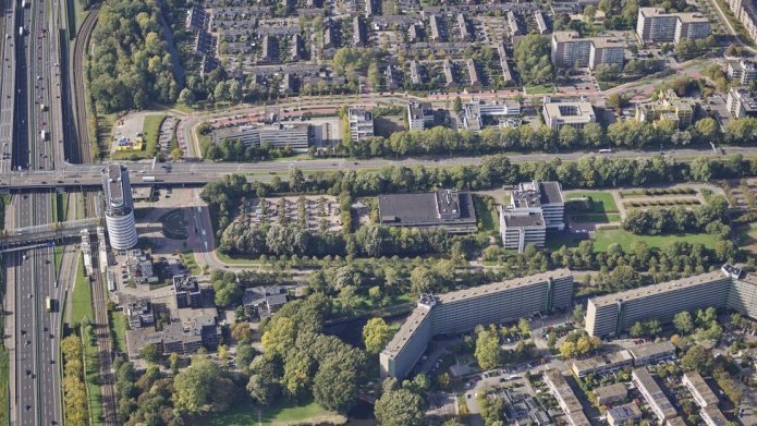 Luchtfoto Entreegebied